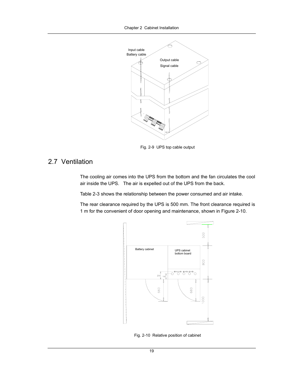 7 ventilation | Liebert UPS System User Manual | Page 25 / 121