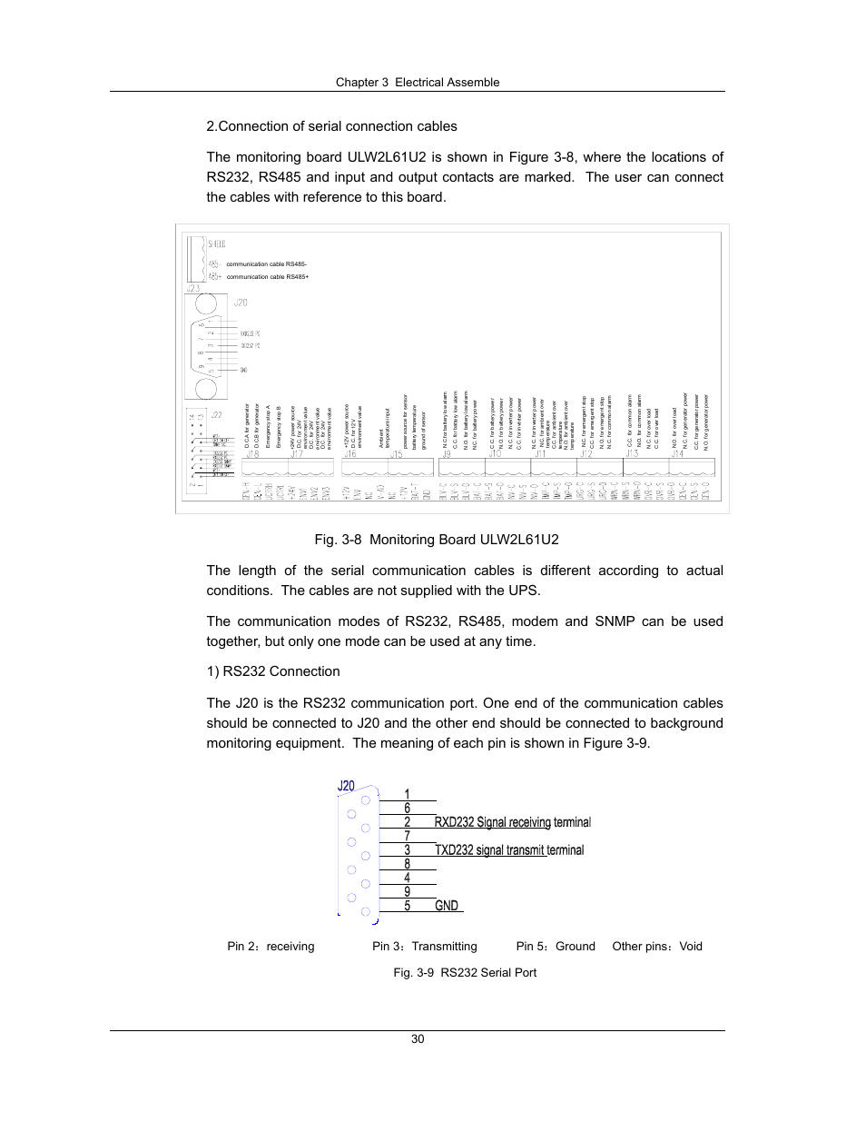 Chapter 3 electrical assemble 30 | Liebert UPS System User Manual | Page 36 / 121
