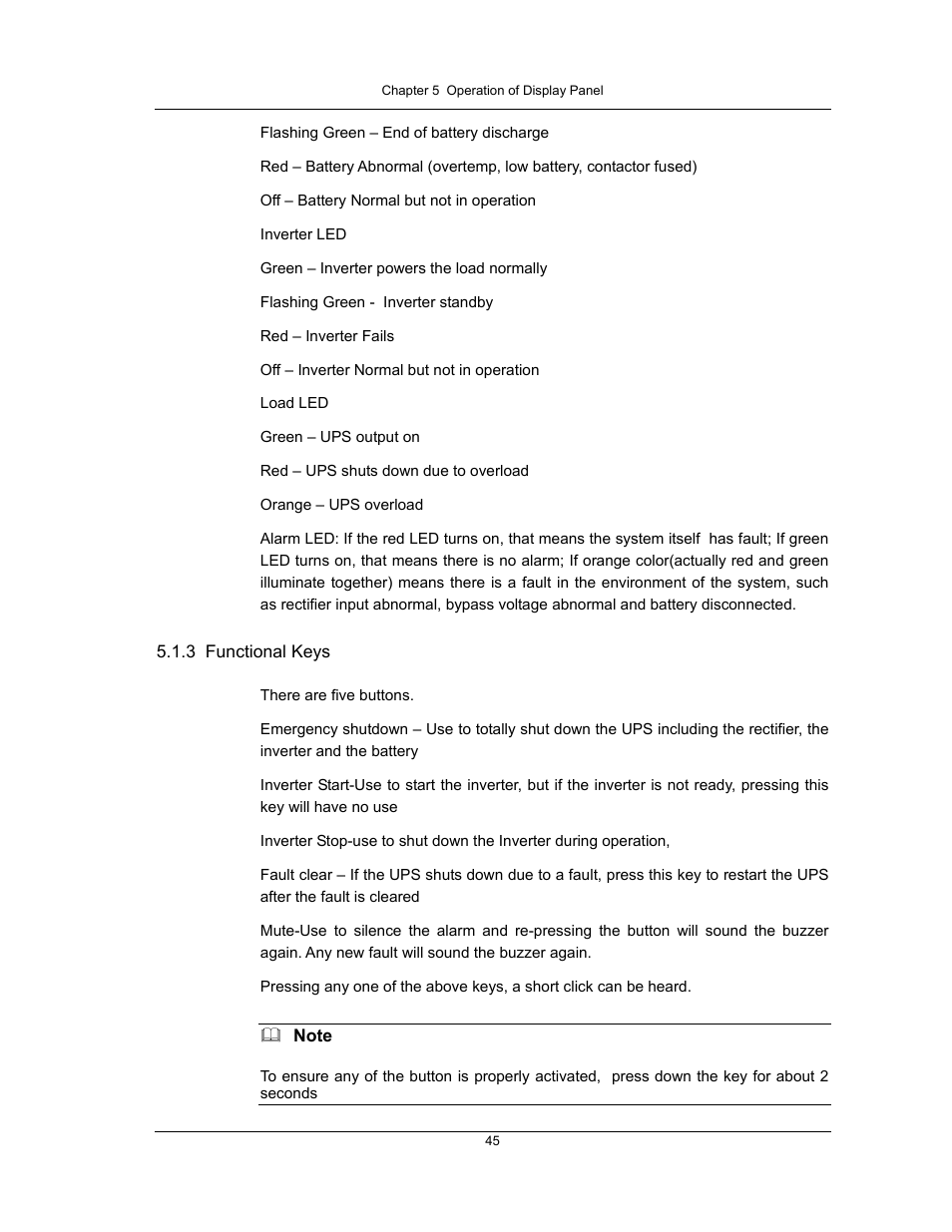 Liebert UPS System User Manual | Page 51 / 121