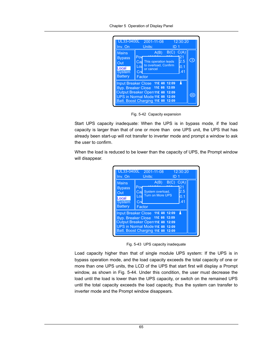 Liebert UPS System User Manual | Page 71 / 121