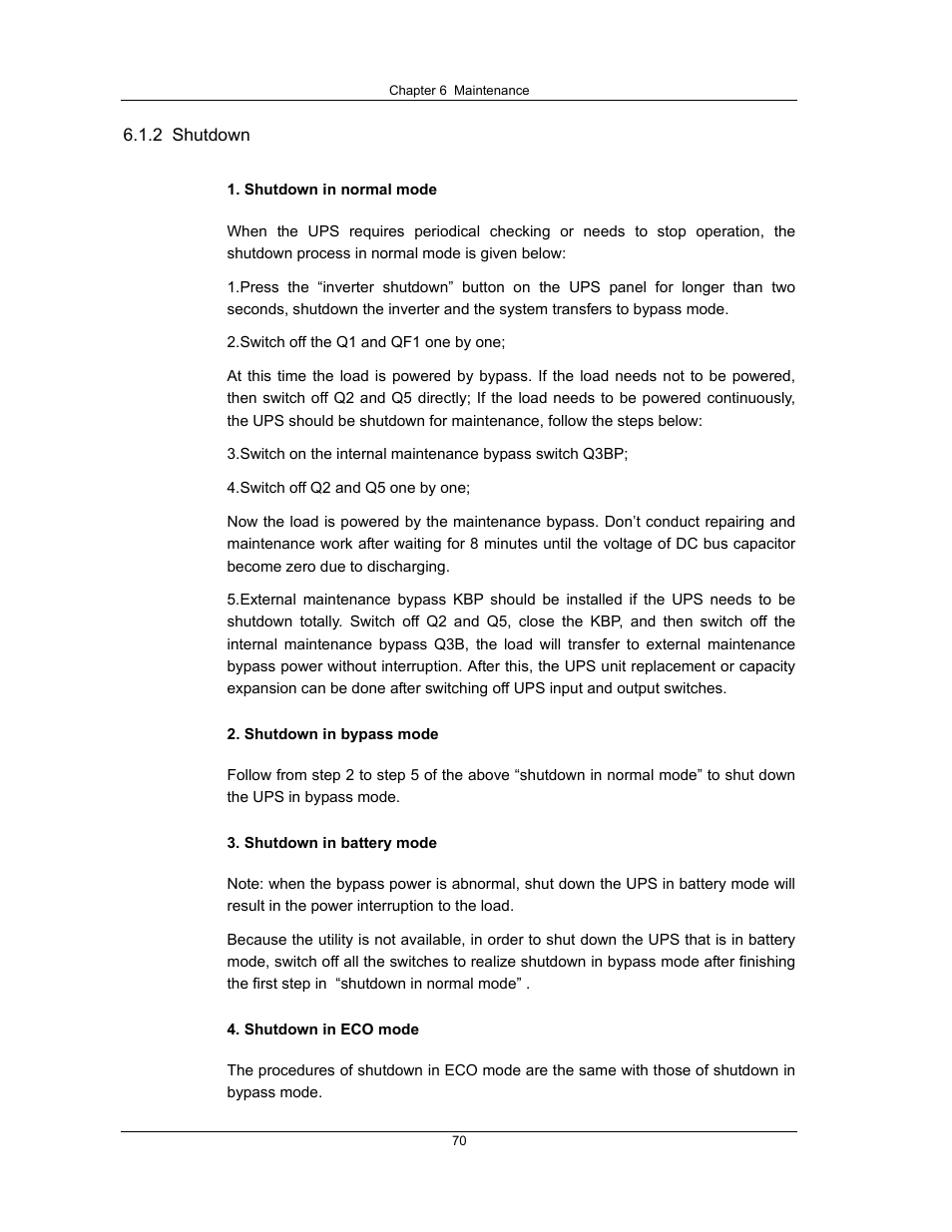 Liebert UPS System User Manual | Page 76 / 121