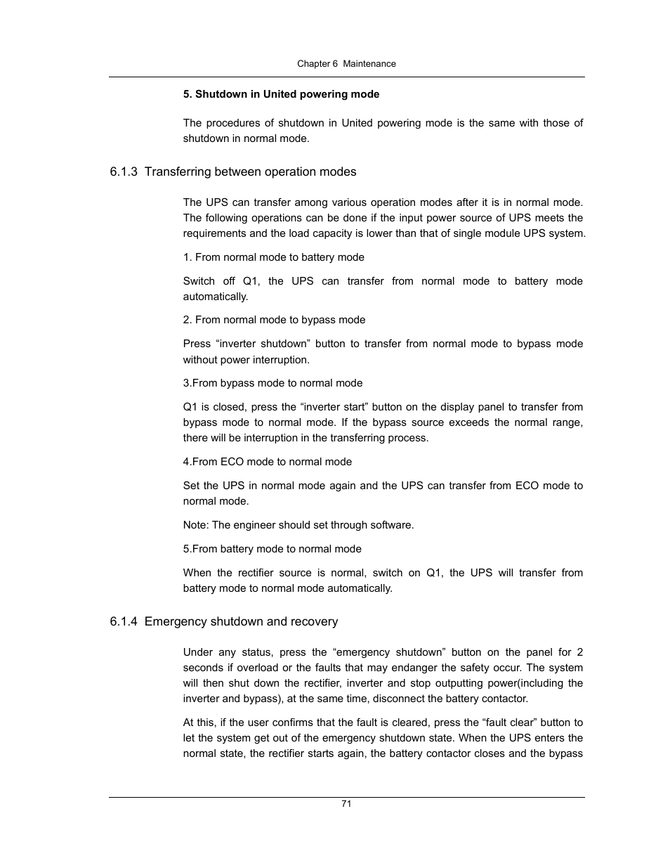Liebert UPS System User Manual | Page 77 / 121