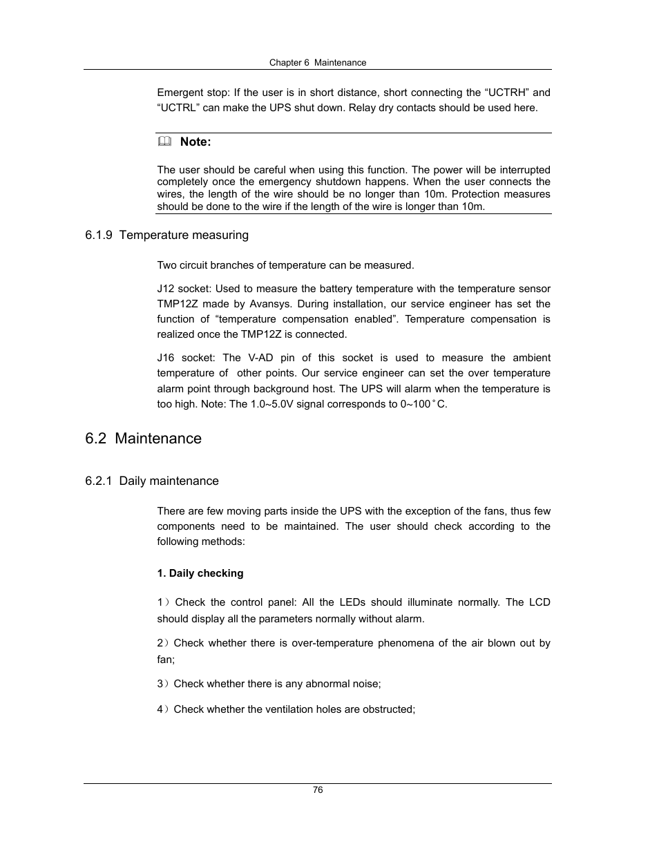 2 maintenance | Liebert UPS System User Manual | Page 82 / 121