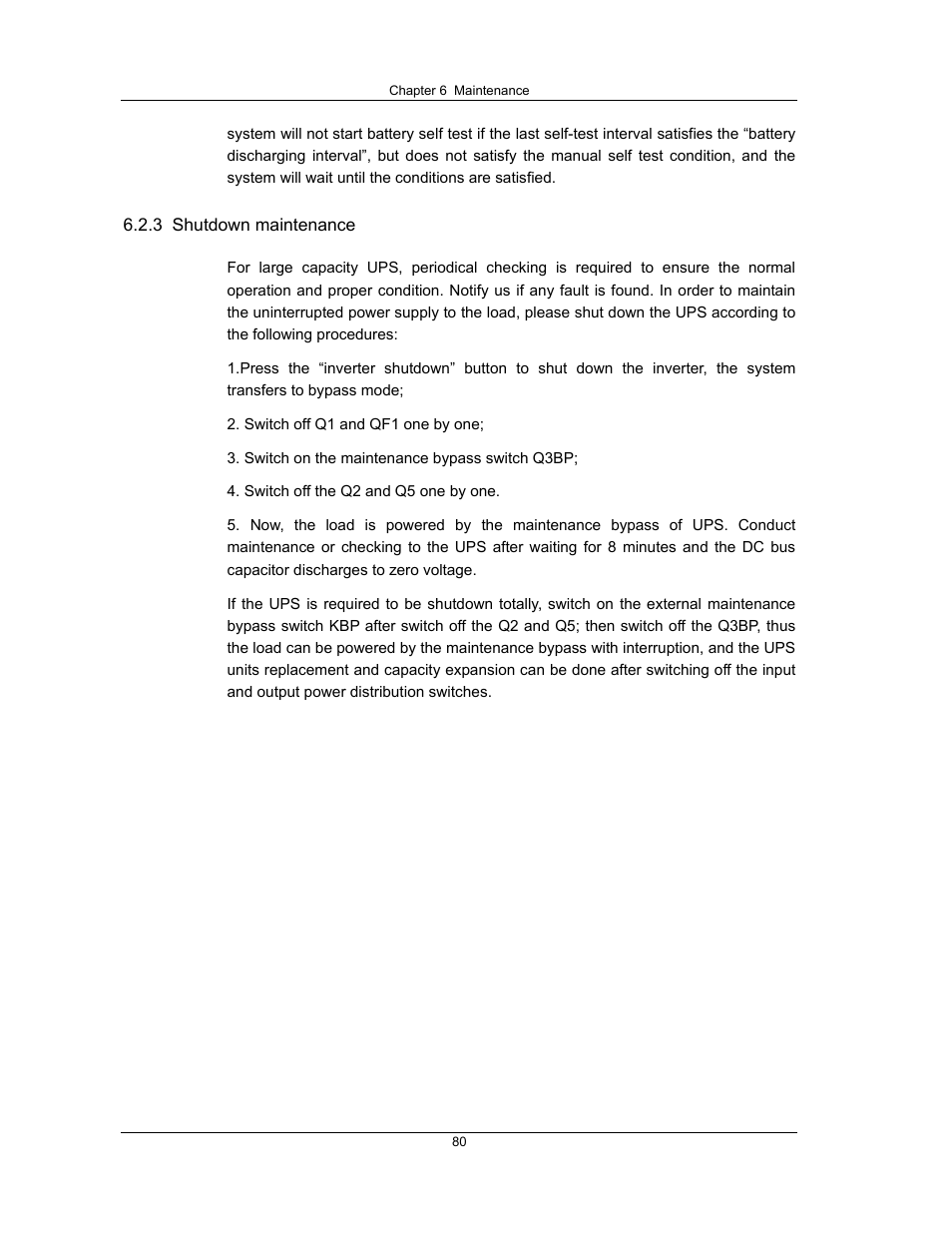 Liebert UPS System User Manual | Page 86 / 121