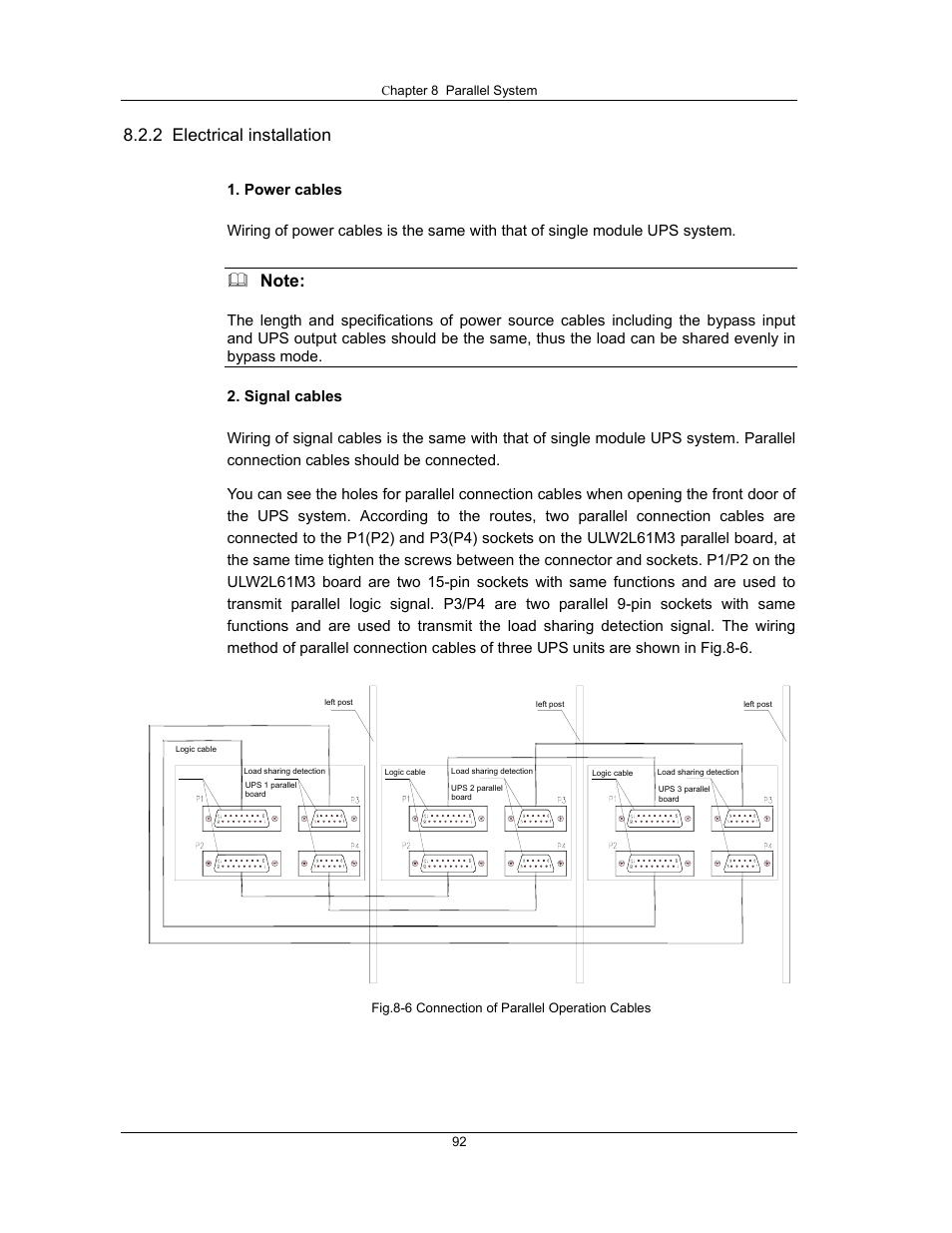 2 electrical installation | Liebert UPS System User Manual | Page 98 / 121