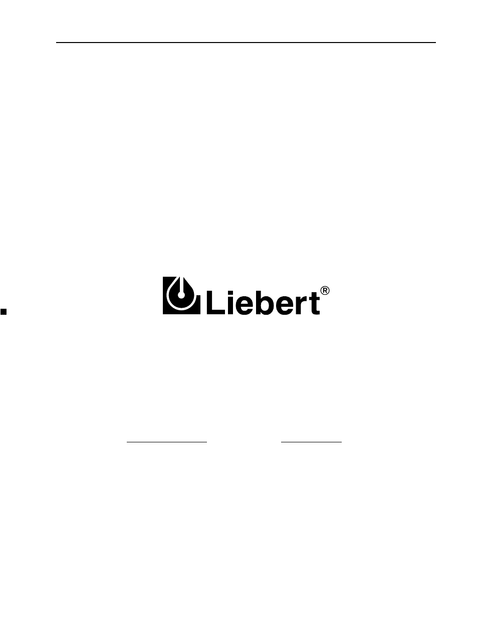 Liebert 232 User Manual | Page 23 / 23