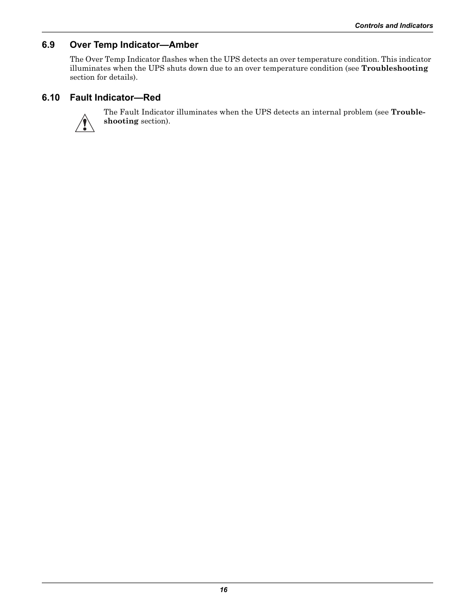 9 over temp indicator-amber, 10 fault indicator-red, Over temp indicator—amber | Fault indicator—red | Liebert PowerSure PSI 1000 - 3000VA 60 Hz 120V User Manual | Page 22 / 36