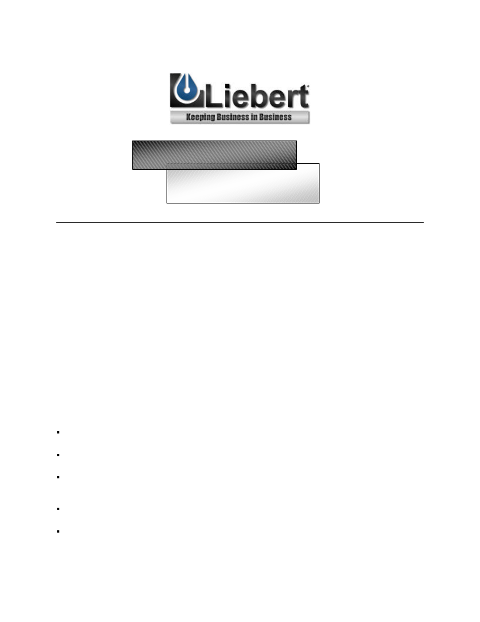 Technical support, Little glass house | Liebert Little Glass House User Manual | Page 25 / 25