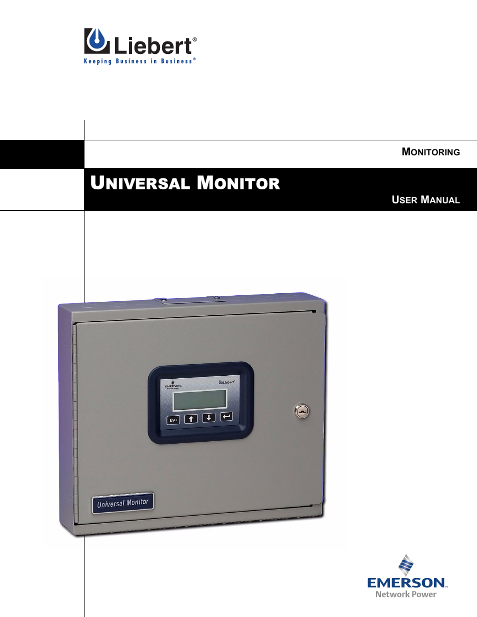 Liebert Universal Monitor User Manual | 144 pages