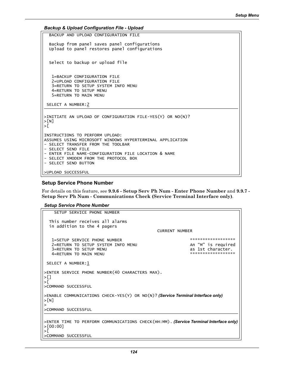 Setup service phone number | Liebert Universal Monitor User Manual | Page 132 / 144