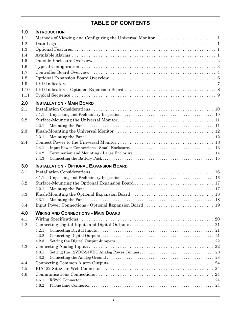 Liebert Universal Monitor User Manual | Page 3 / 144