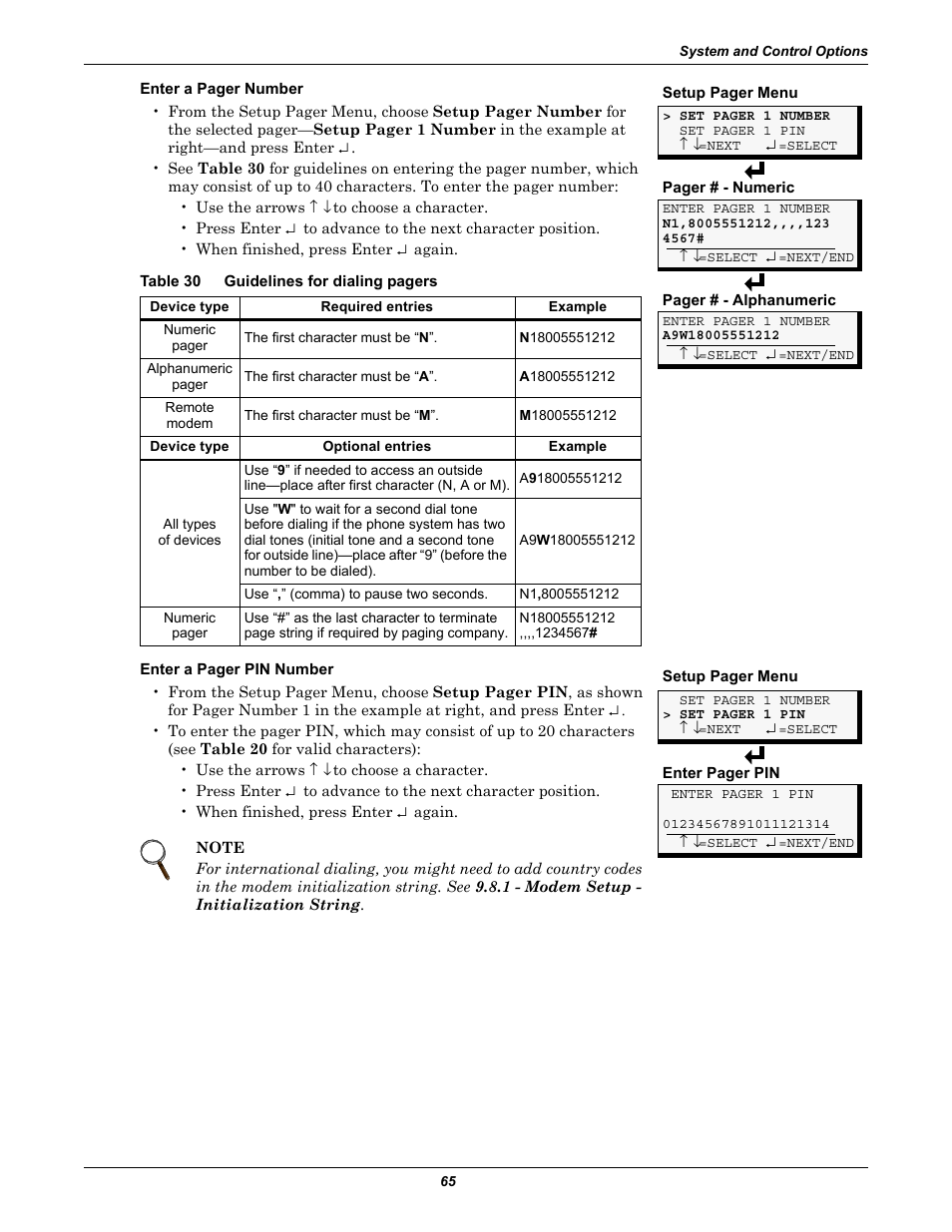Table 30 | Liebert Universal Monitor User Manual | Page 73 / 144
