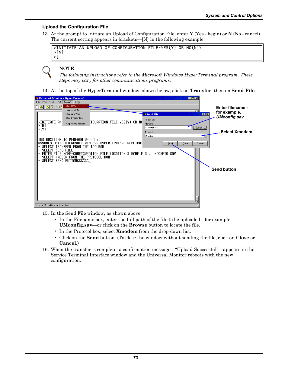 Liebert Universal Monitor User Manual | Page 81 / 144