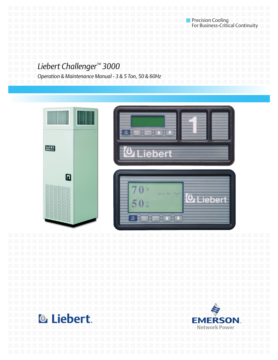 Liebert CHALLENGER 3000 User Manual | 76 pages