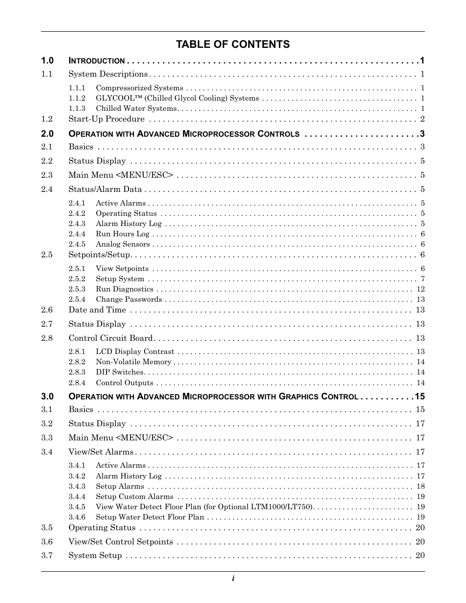 Liebert CHALLENGER 3000 User Manual | Page 3 / 76