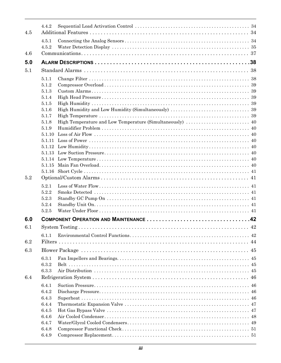 Liebert CHALLENGER 3000 User Manual | Page 5 / 76