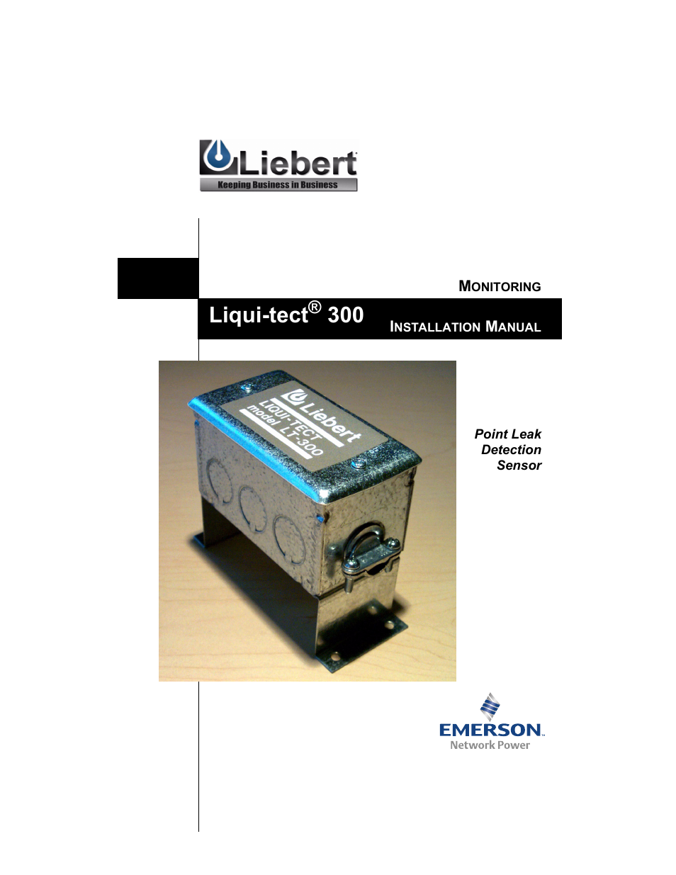 Liebert Liqui-tect 300 User Manual | 10 pages