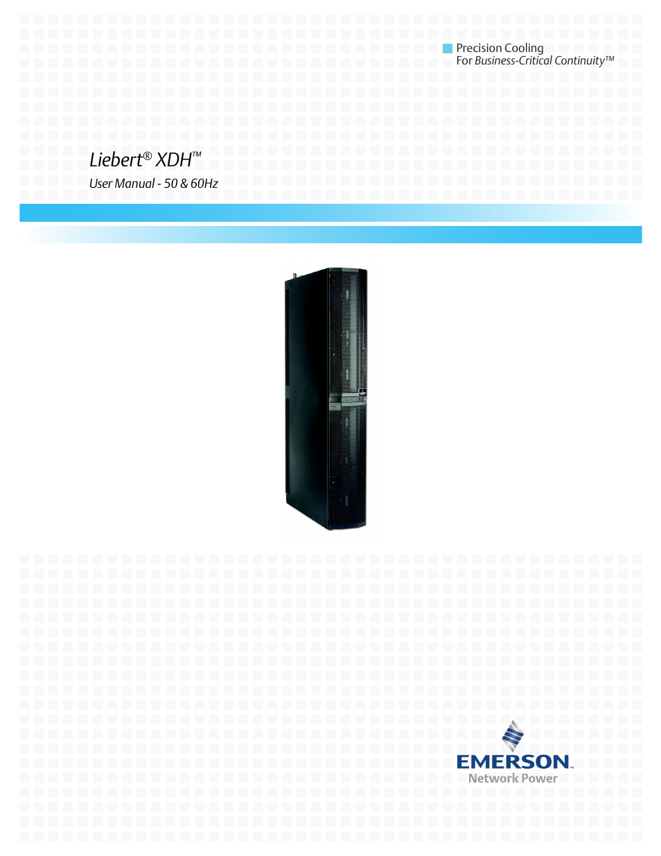 Liebert Cooling Modules XDH User Manual | 36 pages