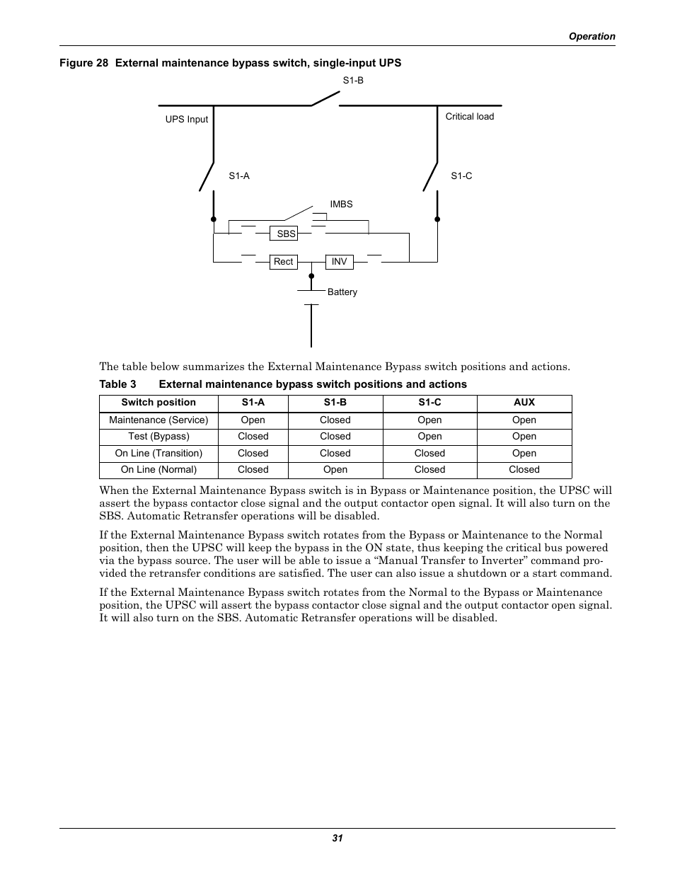 Table 3 | Liebert 30-130kVA User Manual | Page 39 / 112