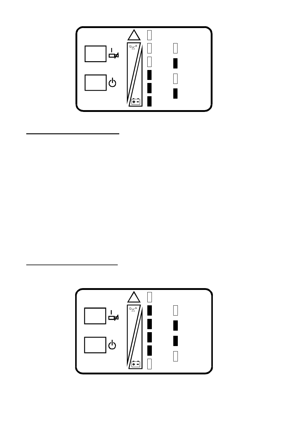 Battery mode, Battery recharge mode | Liebert GXT User Manual | Page 12 / 23