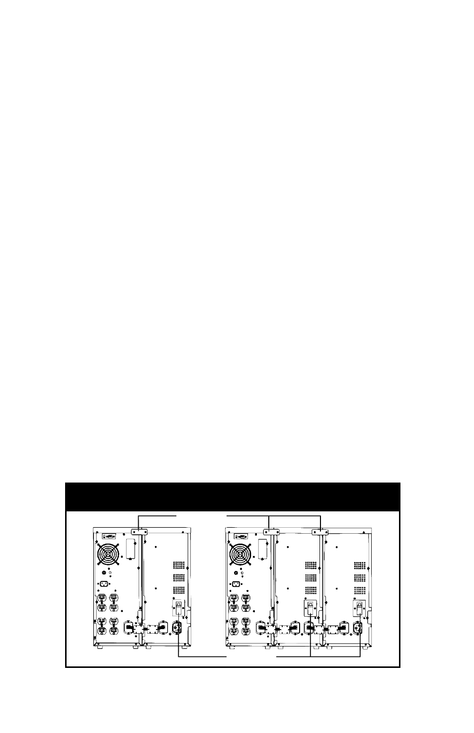 Battery cabinet installation diagram | Liebert GXT User Manual | Page 7 / 23