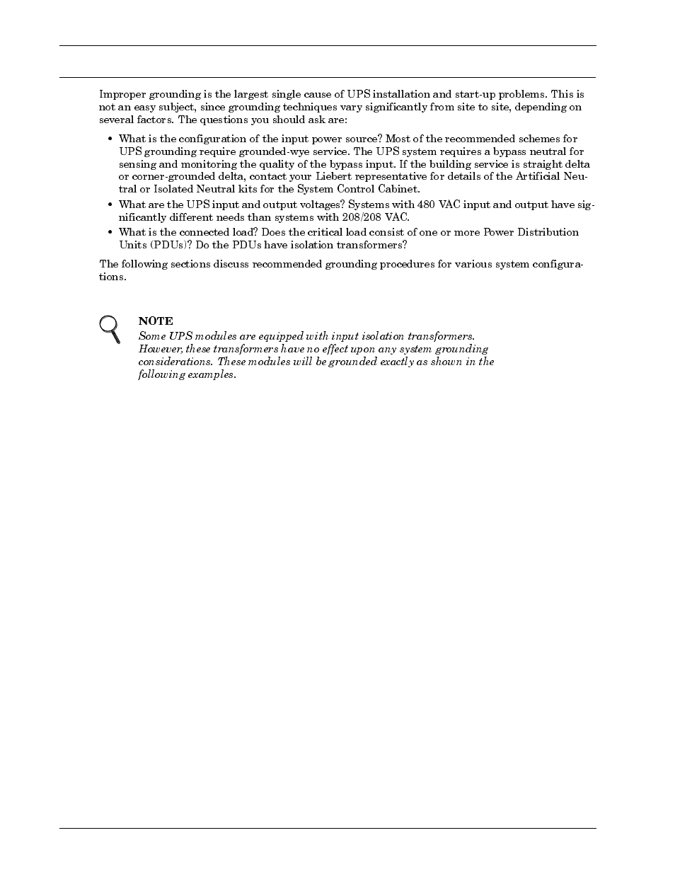 0 configuring your neutral and ground connections | Liebert 600T User Manual | Page 20 / 88