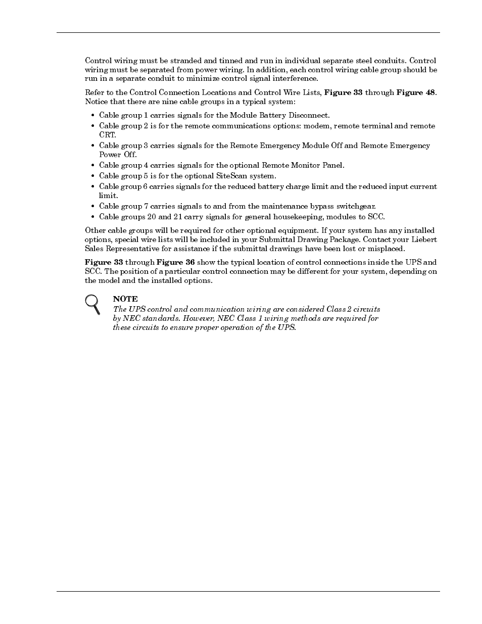 2 control wiring | Liebert 600T User Manual | Page 27 / 88