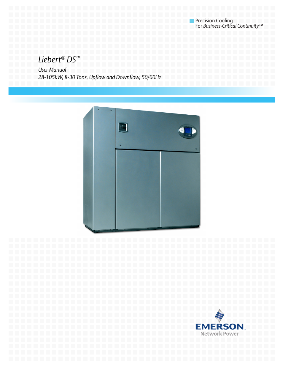 Liebert Precision Cooling System DS User Manual | 136 pages