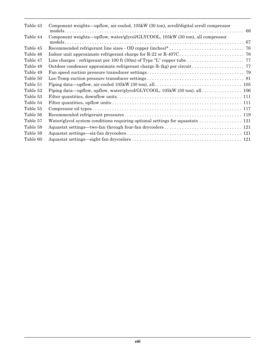 Liebert Precision Cooling System DS User Manual | Page 10 / 136