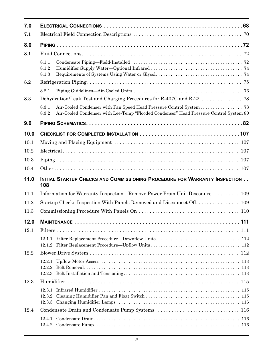 Liebert Precision Cooling System DS User Manual | Page 4 / 136