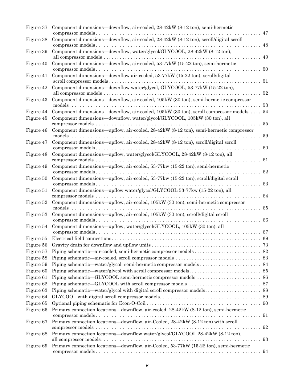 Liebert Precision Cooling System DS User Manual | Page 7 / 136