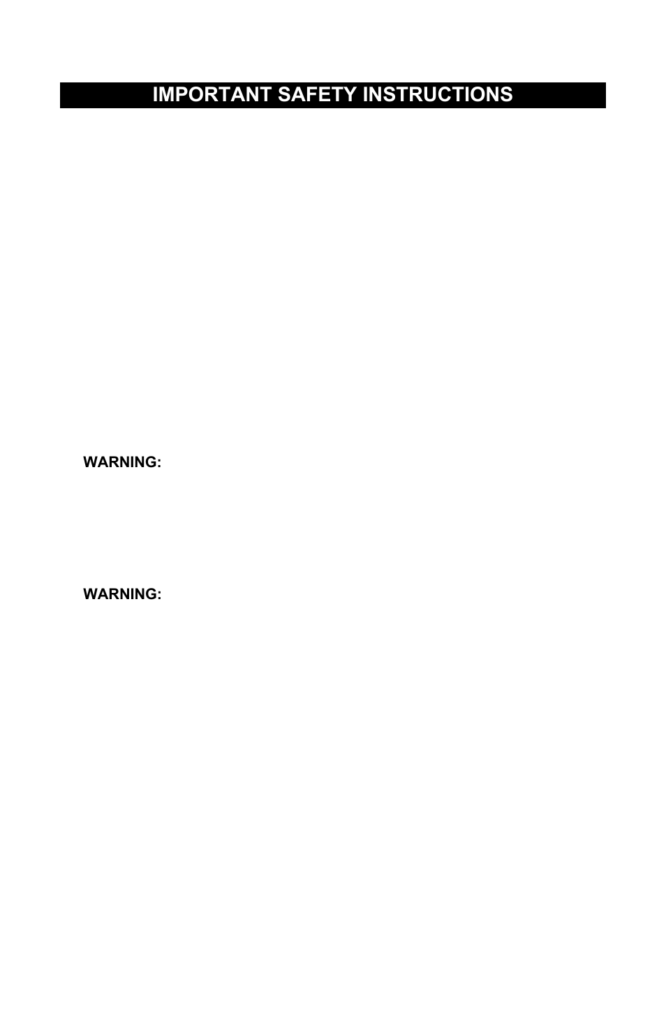 Important safety instructions | Liebert GXTTM User Manual | Page 2 / 30
