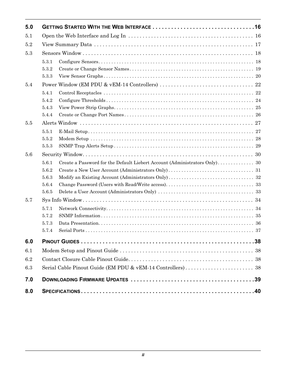 Liebert EM User Manual | Page 4 / 48