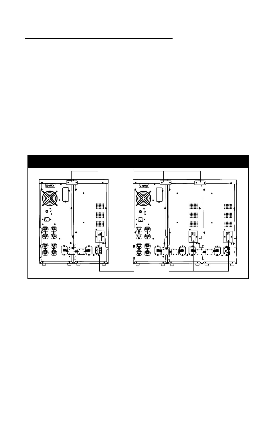 Optional battery cabinet(s), Battery cabinet installation diagram | Liebert 700-3000 VA User Manual | Page 10 / 30