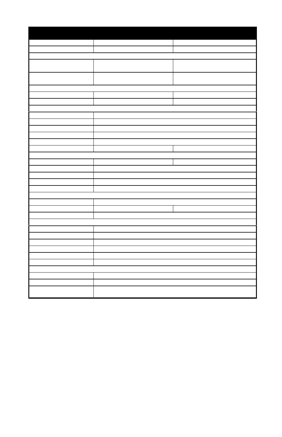 Specifications | Liebert 700-3000 VA User Manual | Page 25 / 30