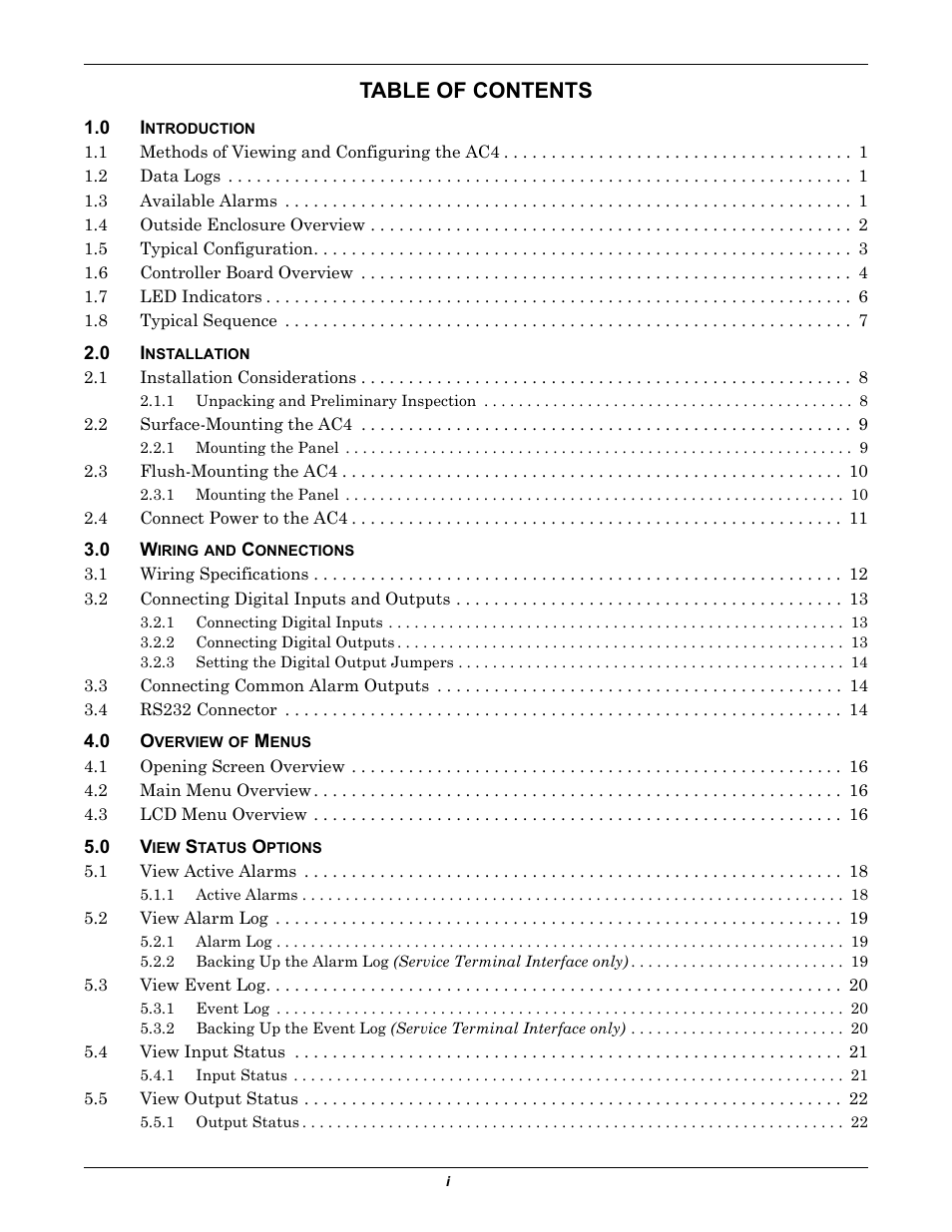 Liebert AC4 User Manual | Page 3 / 88