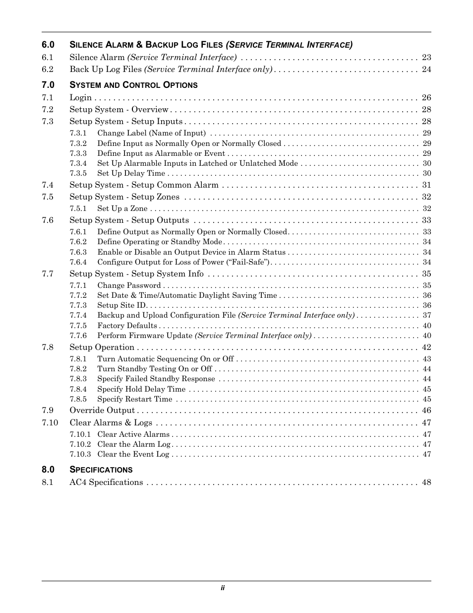 Liebert AC4 User Manual | Page 4 / 88