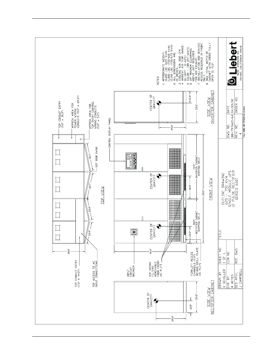 Liebert 600T User Manual | Page 35 / 73