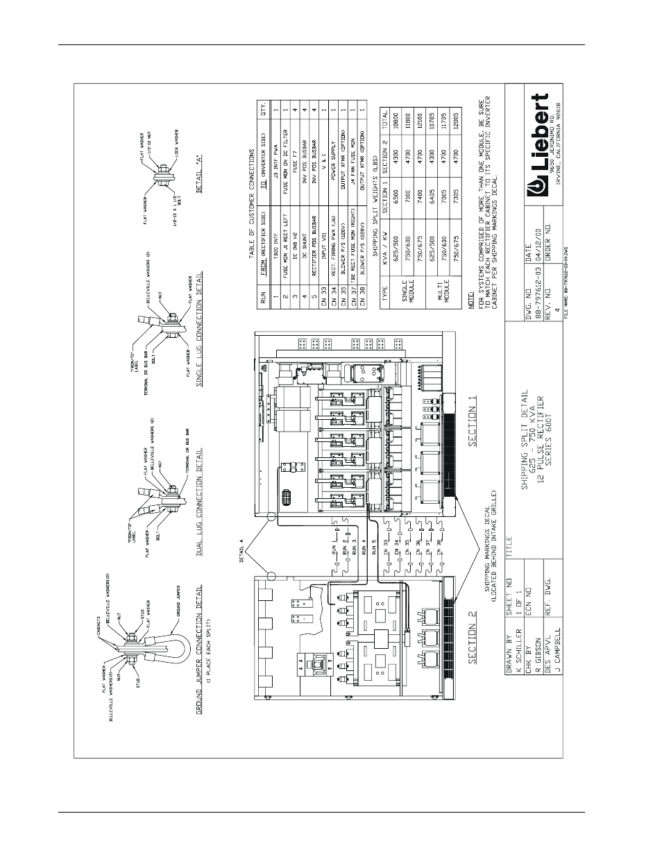 Liebert 600T User Manual | Page 44 / 73