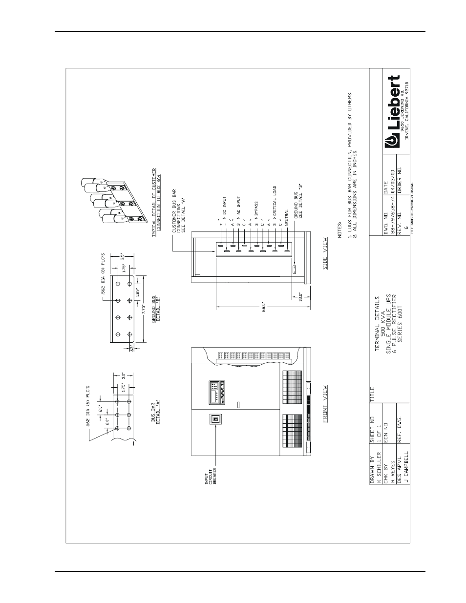 Liebert 600T User Manual | Page 45 / 73
