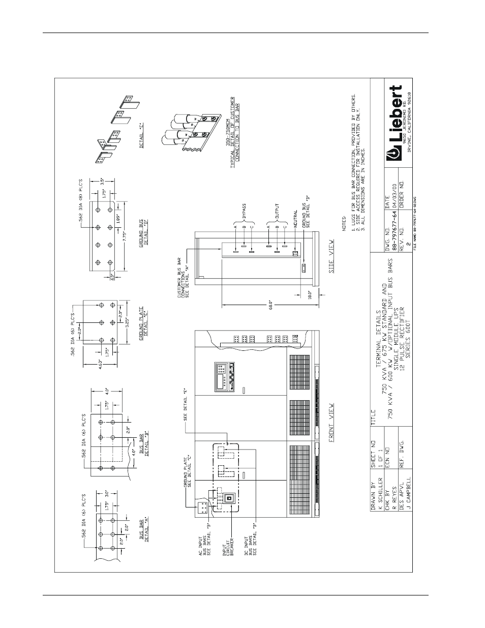 Liebert 600T User Manual | Page 48 / 73