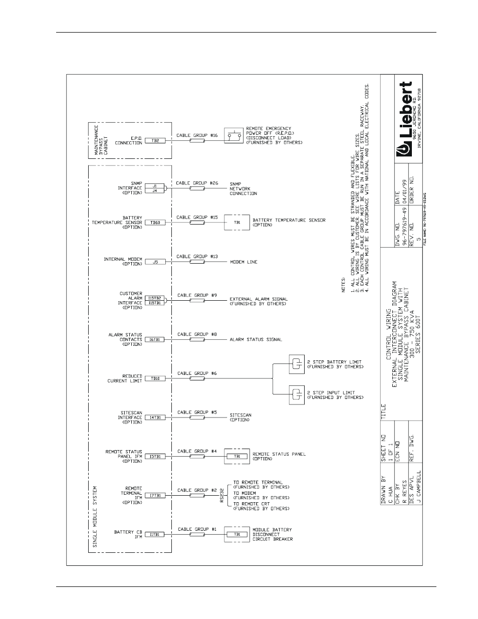 Liebert 600T User Manual | Page 49 / 73