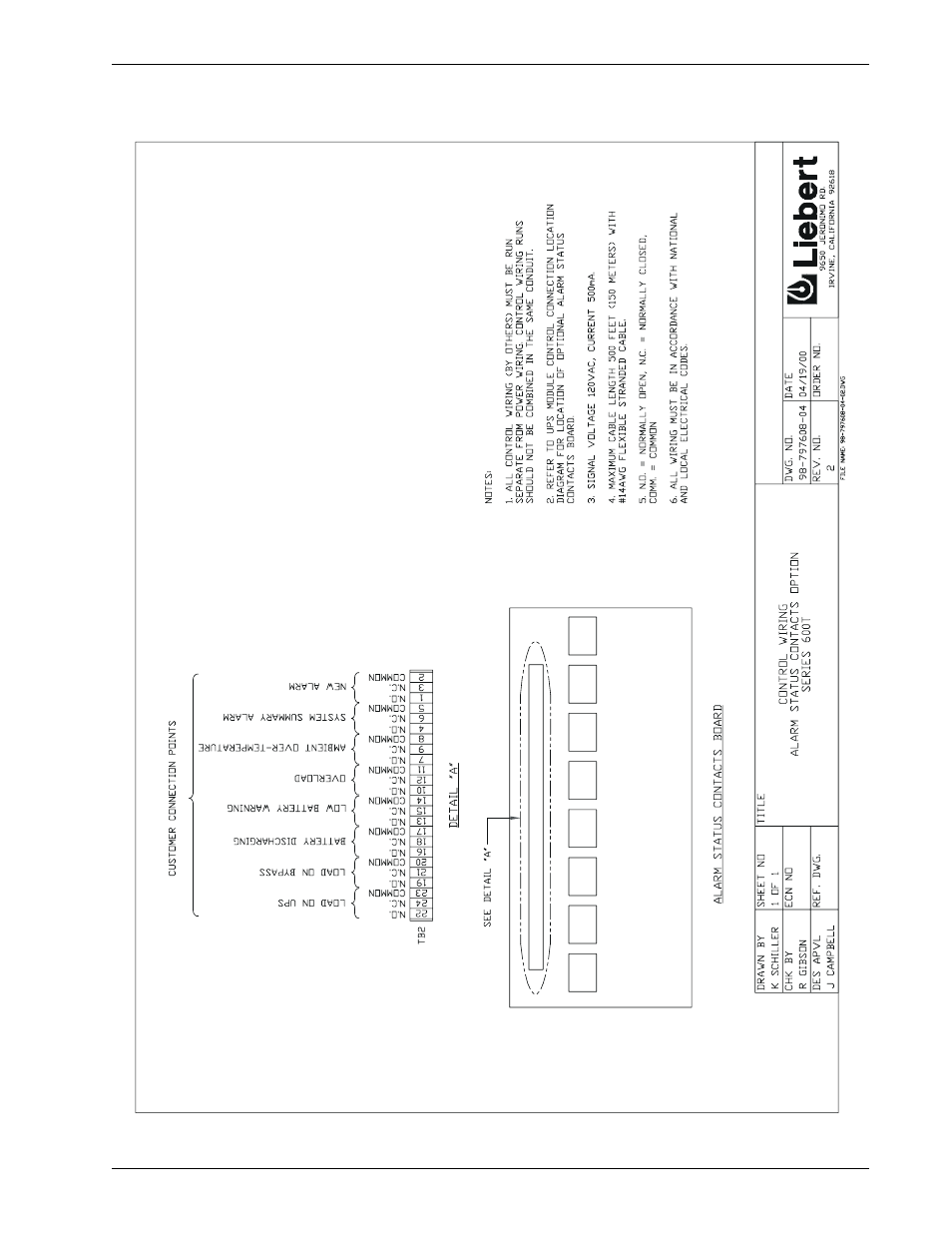 Liebert 600T User Manual | Page 53 / 73