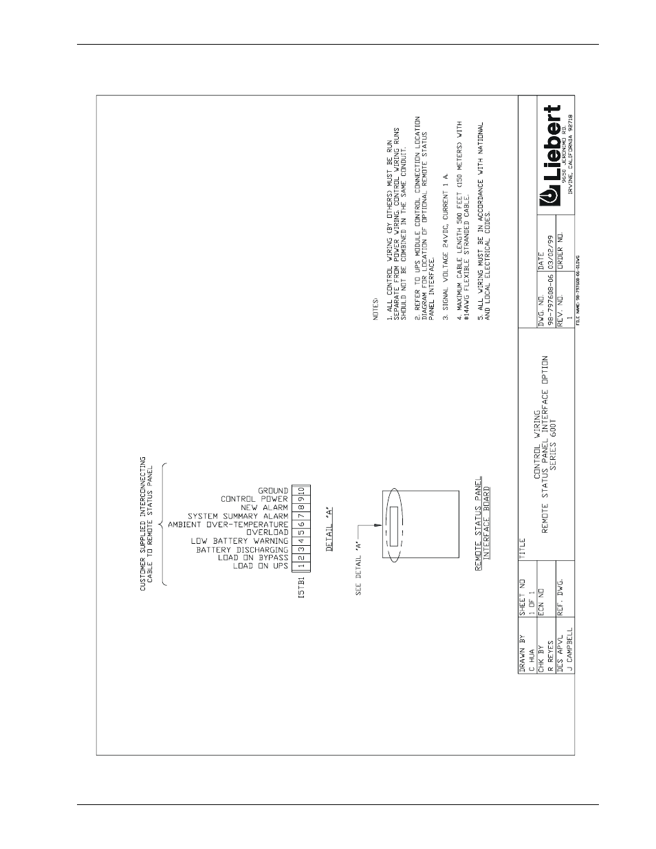 Liebert 600T User Manual | Page 55 / 73