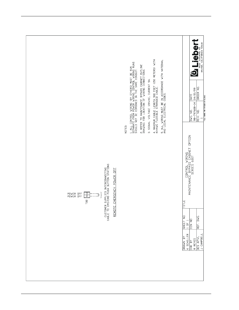 Liebert 600T User Manual | Page 62 / 73
