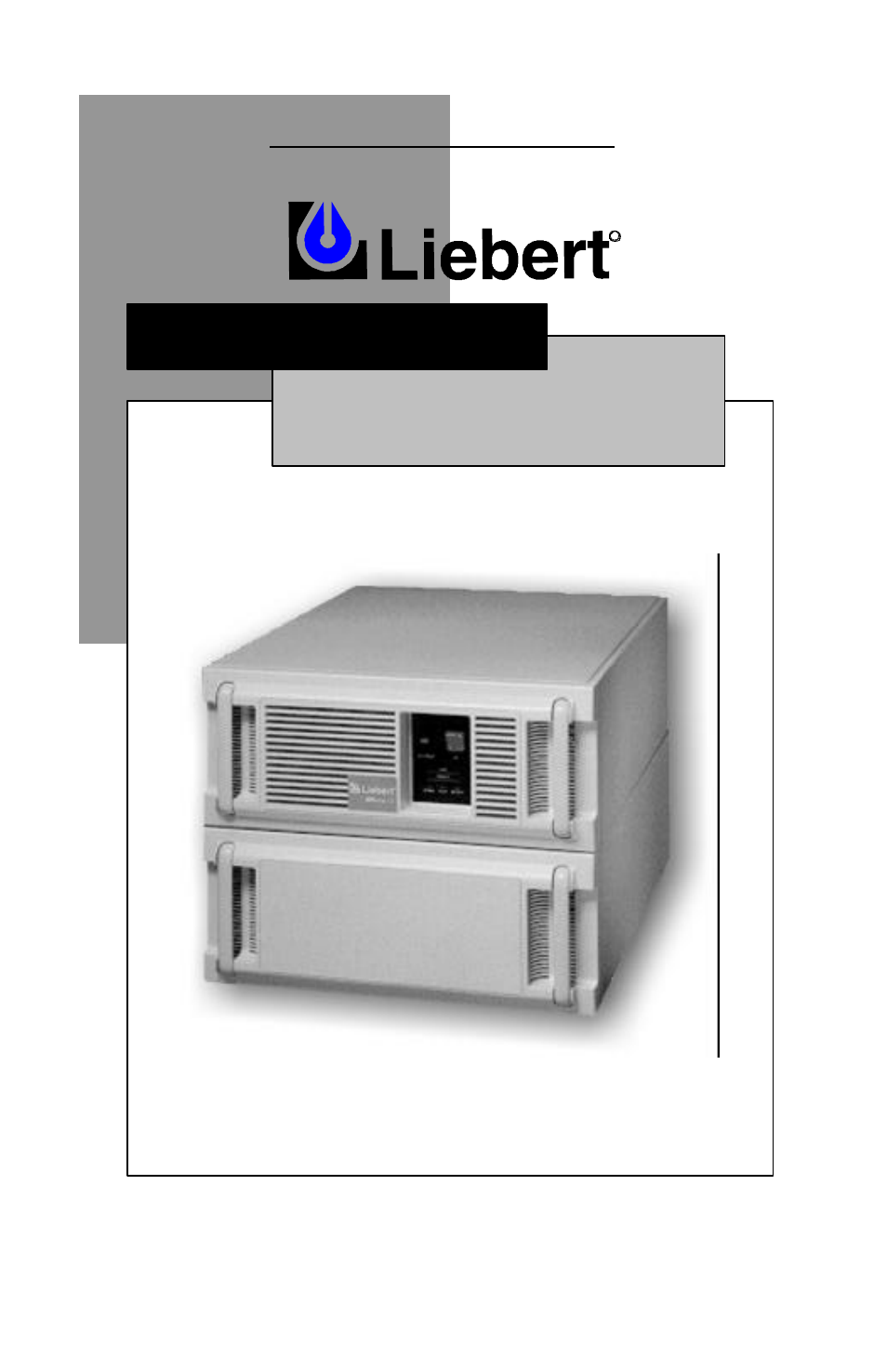 Liebert UPStation GX User Manual | 16 pages