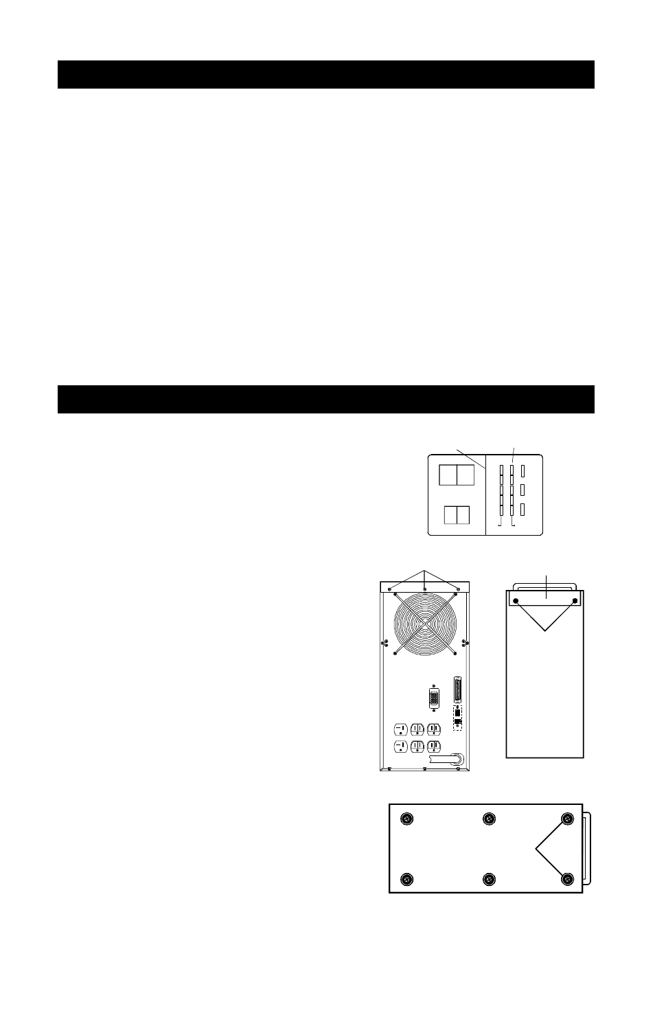 General installation guidelines, Rackmount installation | Liebert UPStation GX User Manual | Page 5 / 16