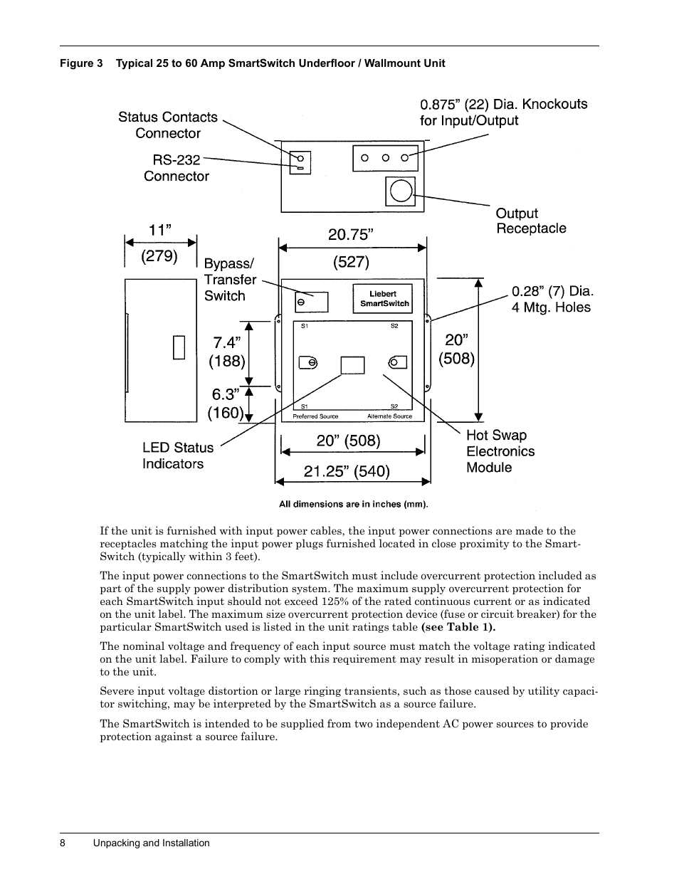 Figure 3 | Liebert SmartSwitchTM User Manual | Page 12 / 23