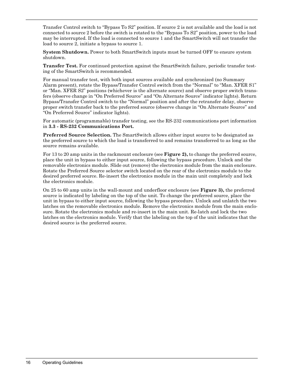 Liebert SmartSwitchTM User Manual | Page 20 / 23