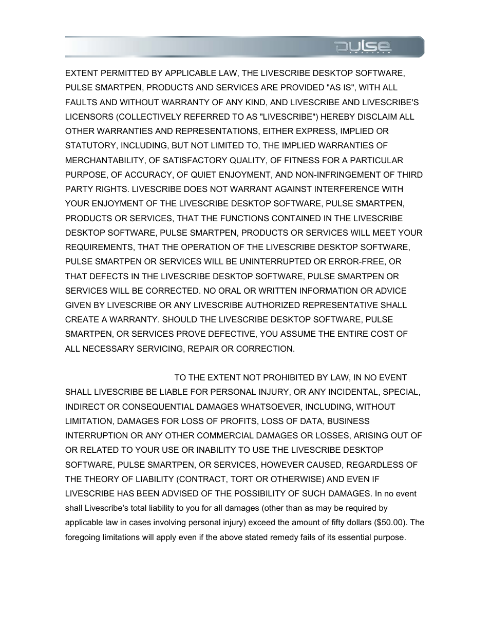 Livescribe PULSE User Manual | Page 88 / 89